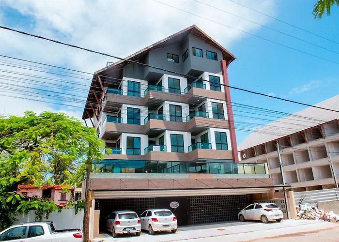 Apto com vista para o mar, Rooftop com piscina&sauna em Porto de Galinhas